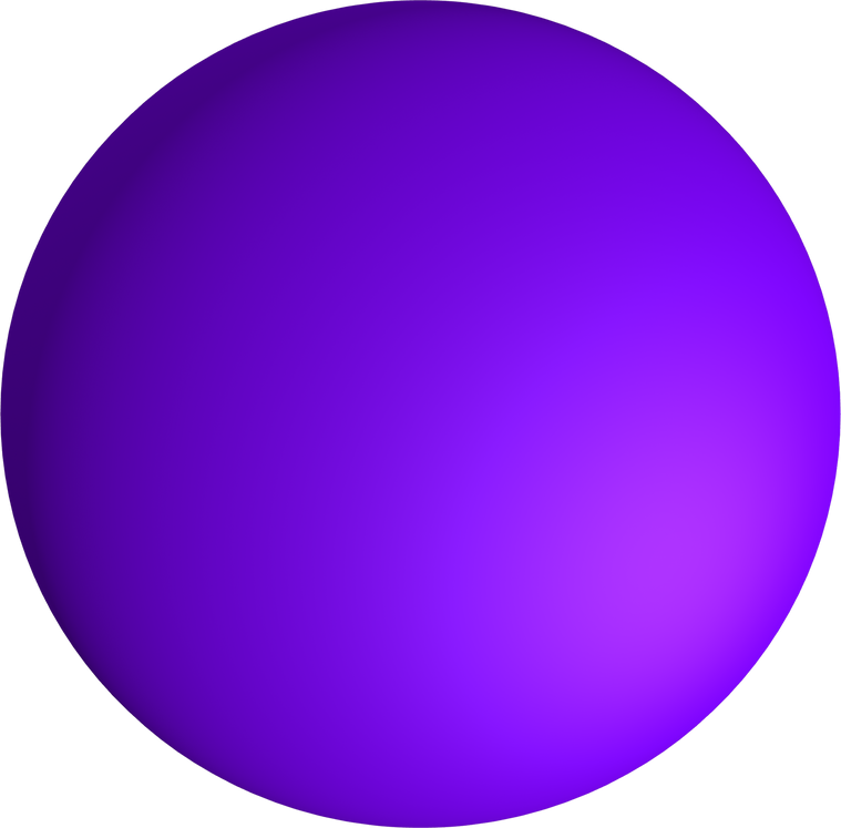 3D Ball Purple